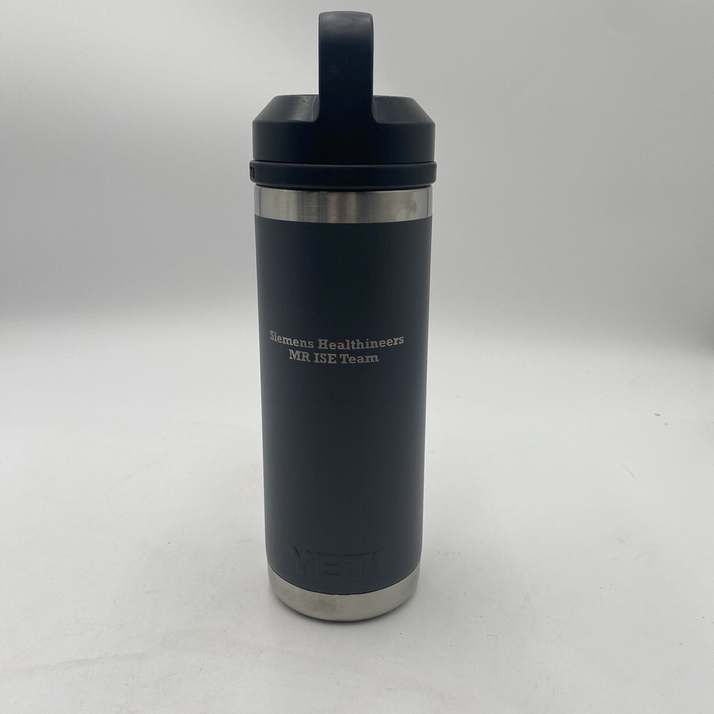 Yeti‎ Rambler 18 OZ Bottle Gray Chug Cap Clean SEE PICS Siemens